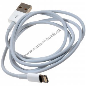 Apple MD818ZM/A Lightning p USB Ladekabel til iPhone 5 1m