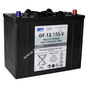 Batteri til Solar, Solfanger, Solceller Sonnenschein GF12 105V (GF12105V) 12V 120Ah Gel Batteri