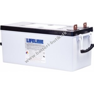 Batteri til Solar, Solfanger, Solceller Lifeline Deep Cycle blybatteri GPL-4DL 12V 210Ah