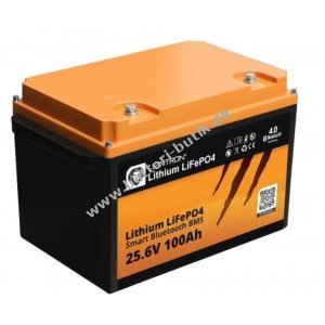 Batteri til Solar, Solfanger, Solceller Liontron Lithium LiFePO4 LX 25,6V 100Ah Smart BMS med Bluetooth