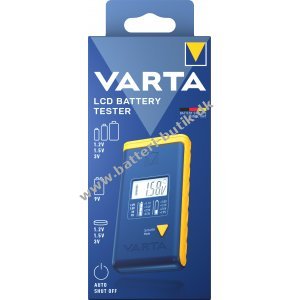 Varta LCD Batteri Tester 1,2V 1,5V 3V 9V Alkaline Lithium