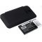 Batteri til Samsung SM-G900 med Flip Cover