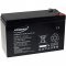 Powery Bly-Gel Batteri til UPS APC Smart-UPS SC420 9Ah 12V