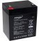 Powery Bly-Gel Batteri til APC Back-UPS BF500-RS 5Ah 12V
