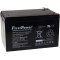 FirstPower Bly-Gel Batteri til UPS APC RBC4 12Ah 12V VdS