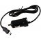 Powery ladekabel til bil med integreret TMC-Antenne 12-24V til Navigon 1310 med Mini-USB