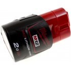 Batteri til Milwaukee Type M12 B2 / 4932430064 Red Original