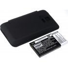 Batteri til Samsung SM-G9009D med Flip Cover