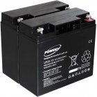 Powery Bly-Gel Batteri til UPS APC Smart-UPS RBC7 20Ah (erstatter ogs 18Ah)