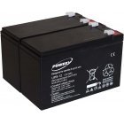 Powery Bly-Gel Batteri til UPS APC Smart-UPS SUA750I 9Ah 12V