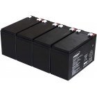 Powery Bly-Gel Batteri til UPS APC Smart-UPS SC1500I 9Ah 12V