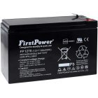 FirstPower Bly-Gel Batteri til UPS APC Back-UPS CS 350 7Ah 12V