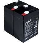 Powery Bly-Gel Batteri til APC RBC 1