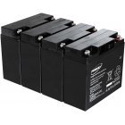 Powery Bly-Gel Batteri til UPS APC RBC11 20Ah (erstatter ogs 18Ah)