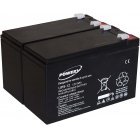 Powery Bly-Gel Batteri til UPS APC RBC22 9Ah 12V
