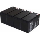 Powery Bly-Gel Batteri til UPS APC RBC 24 9Ah 12V