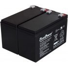 FirstPower Bly-Gel Batteri til UPS APC RBC 33 7Ah 12V