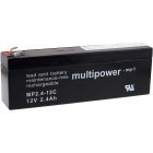 Powery Blybatteri (multipower) MPC2,4-12 erstatter MP2,4-12C Cyklisk