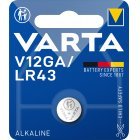 Varta Knapcelle LR43 V12GA AG12 1er Blister