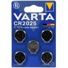 Varta Lithium Knapcelle CR2025 DL2025 5er Blister