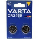 Varta Lithium Knapcelle CR2450 DL2450 3V 2er Blister