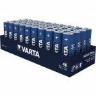 Varta Industrial Pro Alkaline Batterier LR6 AA 4er folie x 10 (40 batterier) 4006211354